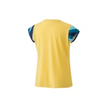 Yonex Tennis-Shirt Australian Open 2024 gelb Damen